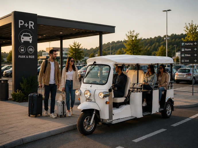 Downtown Hospitality Route eTuk L5 Limo