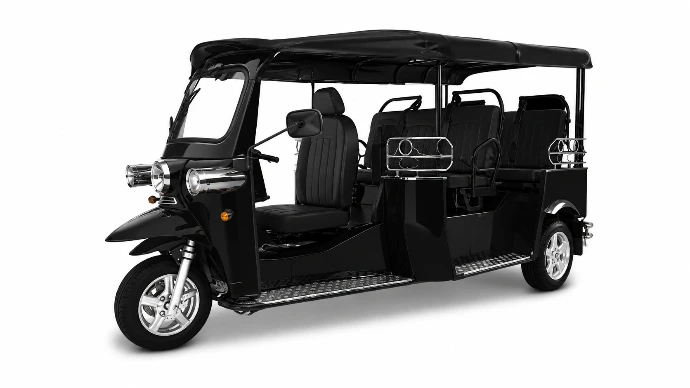Black Limo eTuk L5 for VIP shuttles