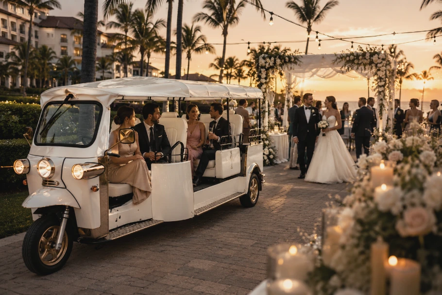 Luxury Resort Guest Transportation eTuk L5 Limo